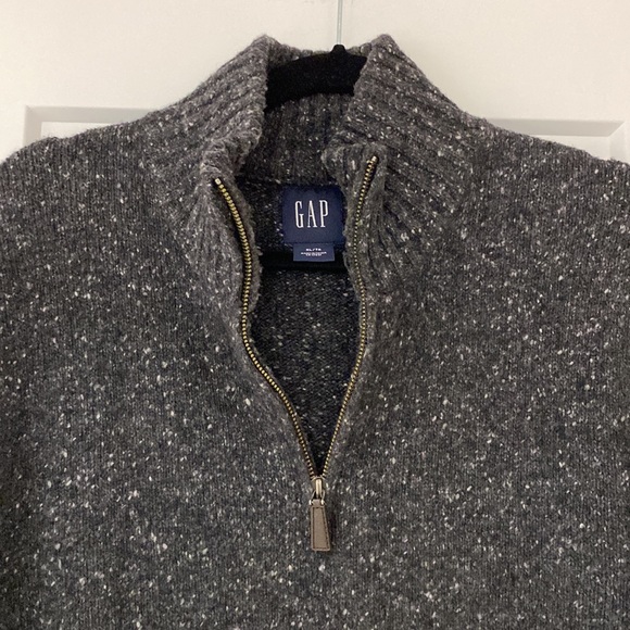 GAP 1/4 Zip Wool-Blend Sweater - Picture 2 of 9